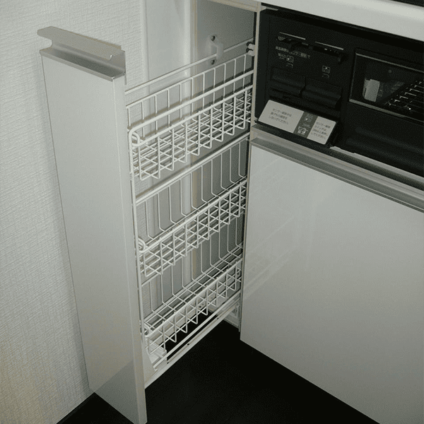 キッチン横スライドラック